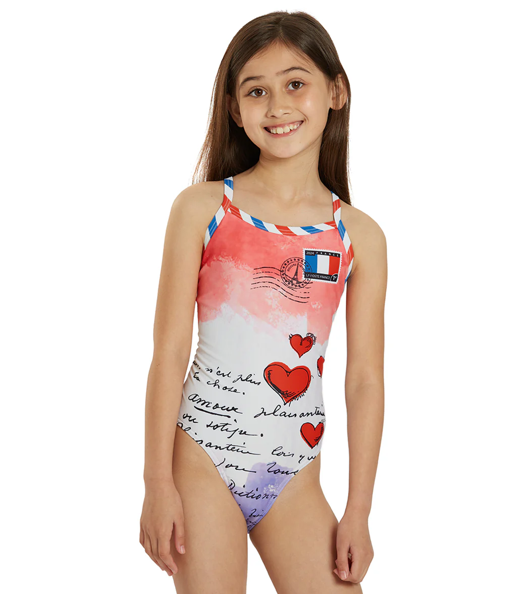 Sporti Paris Love Letters Thin Strap One Piece Swimsuit (22-44) - Image 12