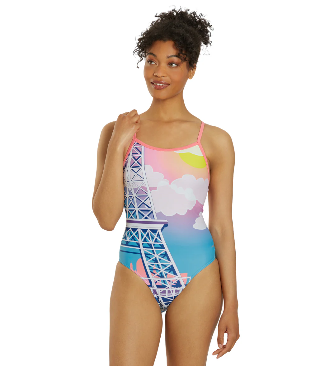 Sporti Paris Market Day Thin Strap One Piece Swimsuit (22-44) - Image 3