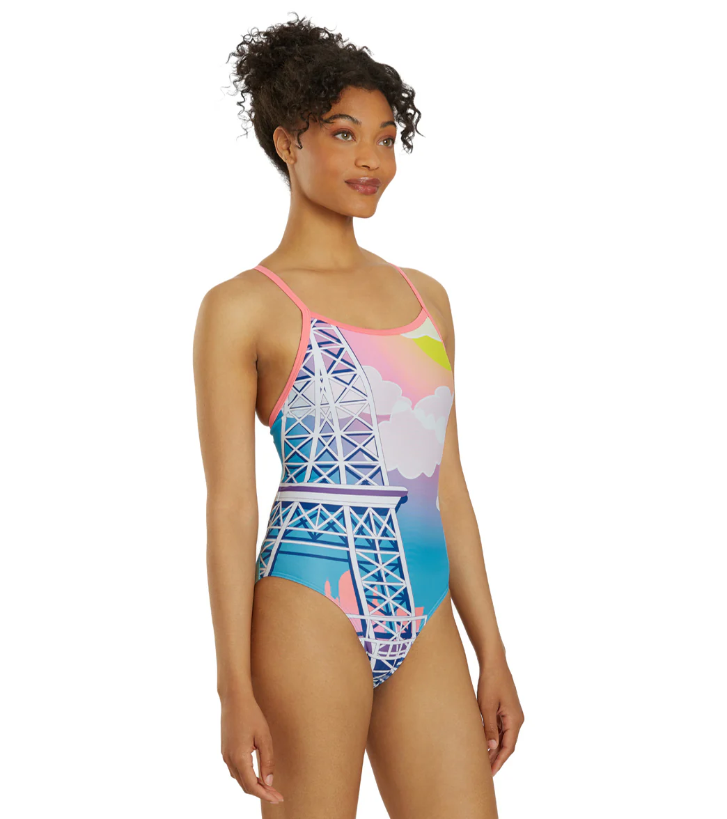 Sporti Paris Market Day Thin Strap One Piece Swimsuit (22-44) - Image 6