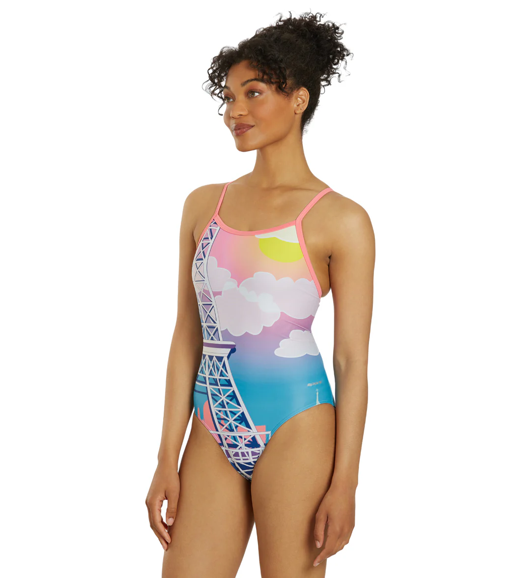 Sporti Paris Market Day Thin Strap One Piece Swimsuit (22-44) - Image 8