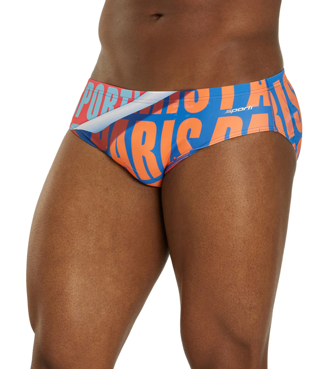 Sporti Paris Metro Pop Brief Swimsuit (26-40) - Image 10
