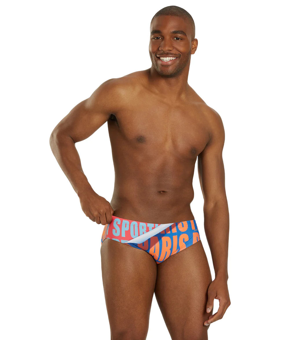 Sporti Paris Metro Pop Brief Swimsuit (26-40) - Image 4