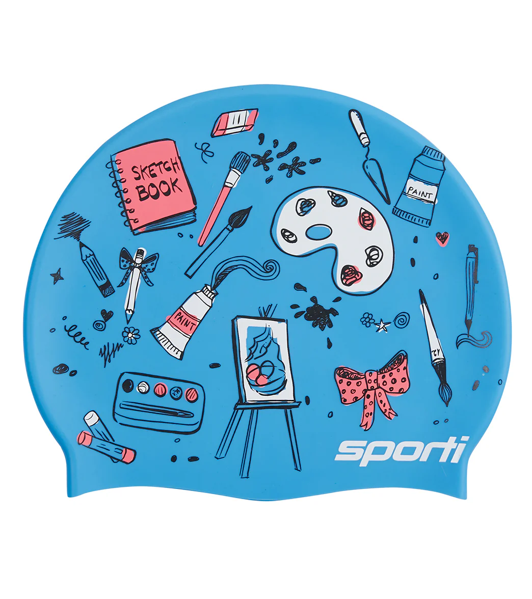Sporti Paris Montmartre Silicone Swim Cap - Image 6