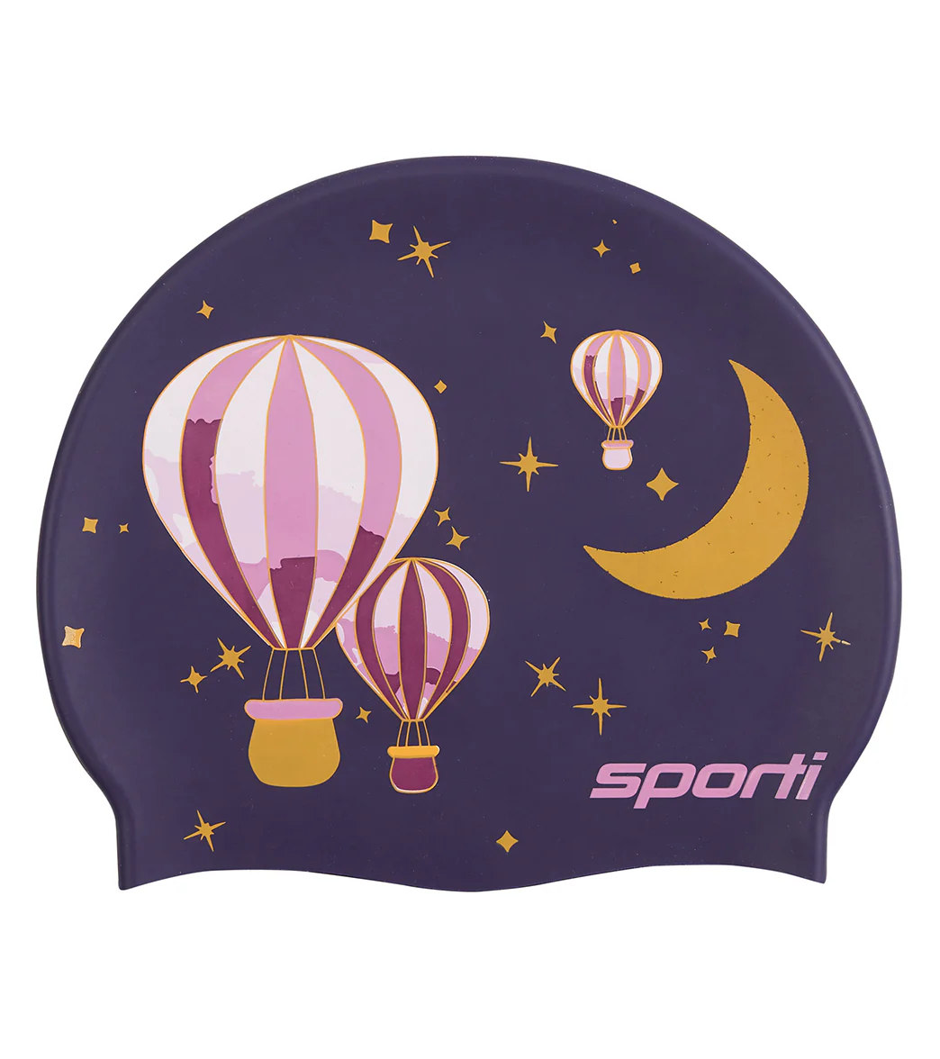 Sporti Paris Moonlight Silicone Swim Cap - Image 5
