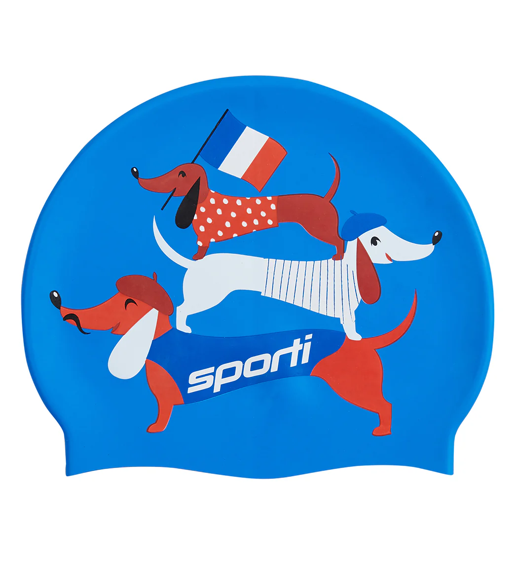 Sporti Paris Vive La France Silicone Swim Cap - Image 8