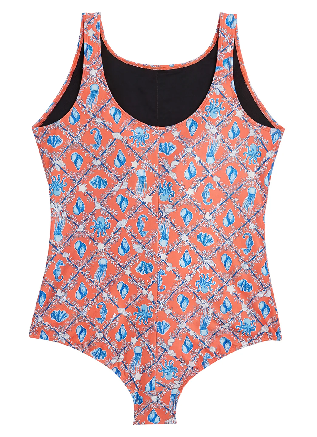Sporti Plus Size HydroLast Coastal Regatta Chlorine Resistant Moderate Scoop Back One Piece Swimsuit - Image 4
