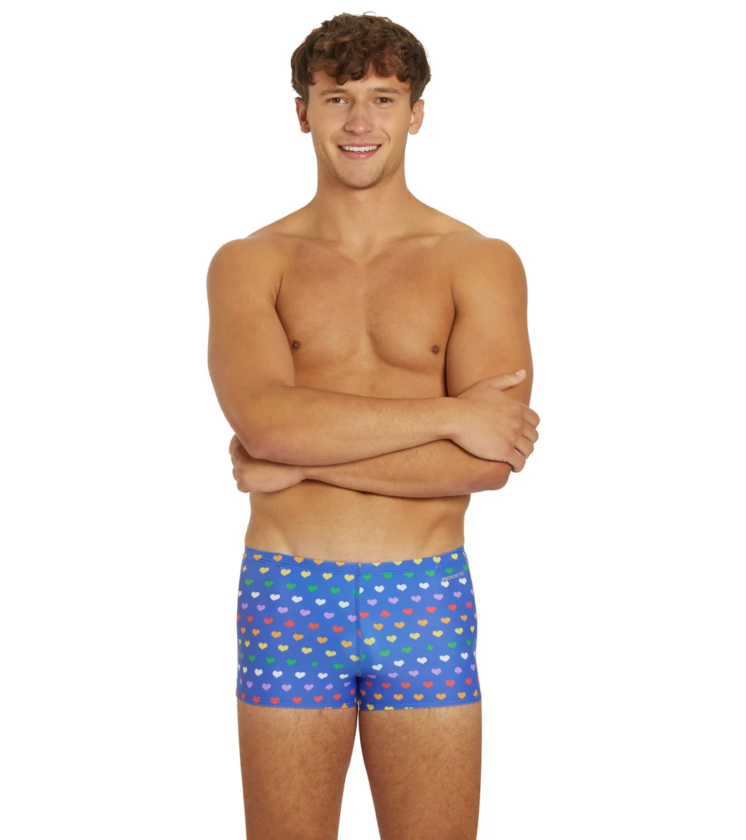 Sporti Rainbow Heart Square Leg Swimsuit - Image 10