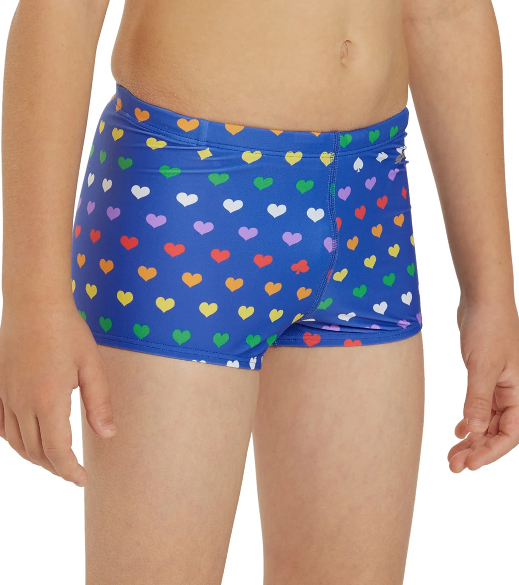 Sporti Rainbow Heart Square Leg Swimsuit Youth (22-28) - Image 7