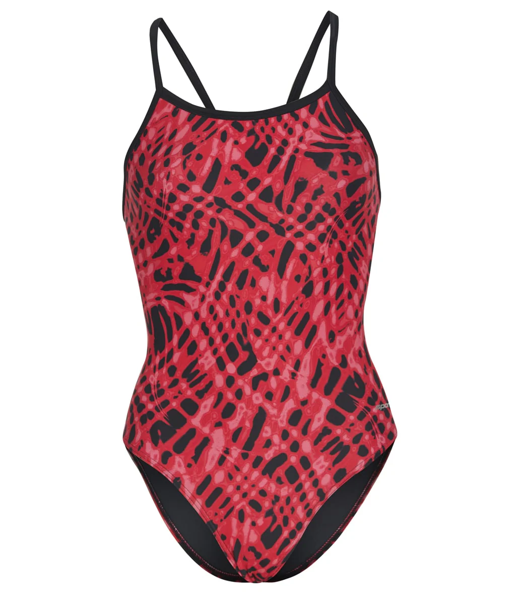 Sporti Serene Thin Strap One Piece Swimsuit Youth (22-28) - Image 9