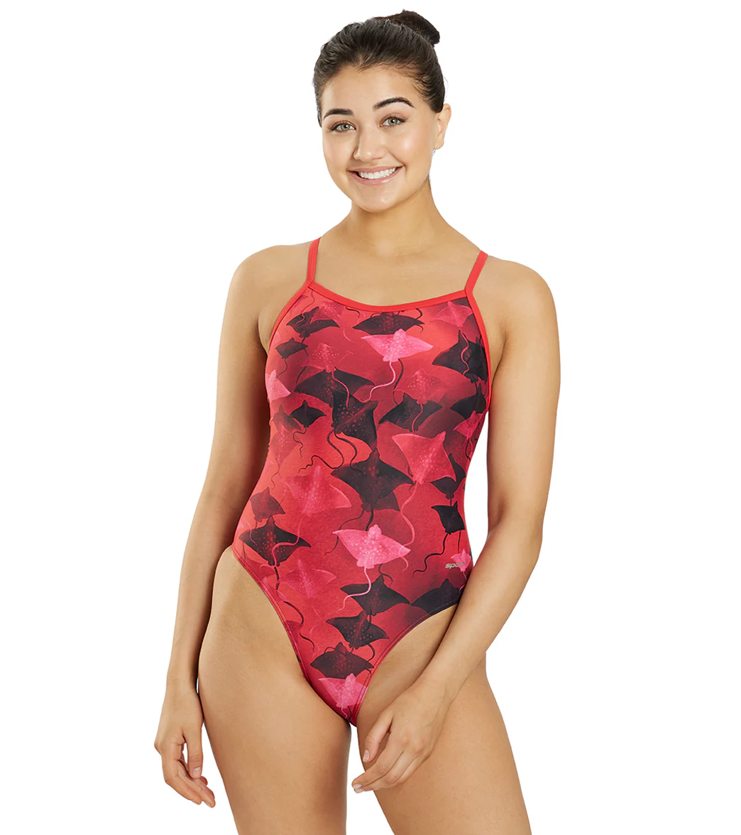 Sporti Stingray Fever Thin Strap One Piece Swimsuit (22-44) - Image 44