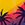 Sporti Sunset Palm Multi Silicone Swim Cap - Image 3