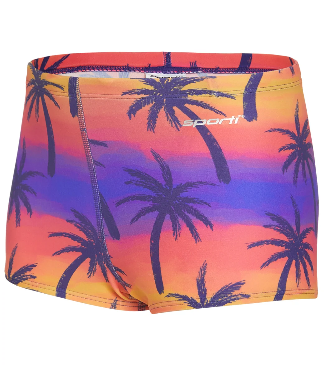 Sporti Sunset Palm Square Leg Swimsuit Youth (22-28) - Image 2