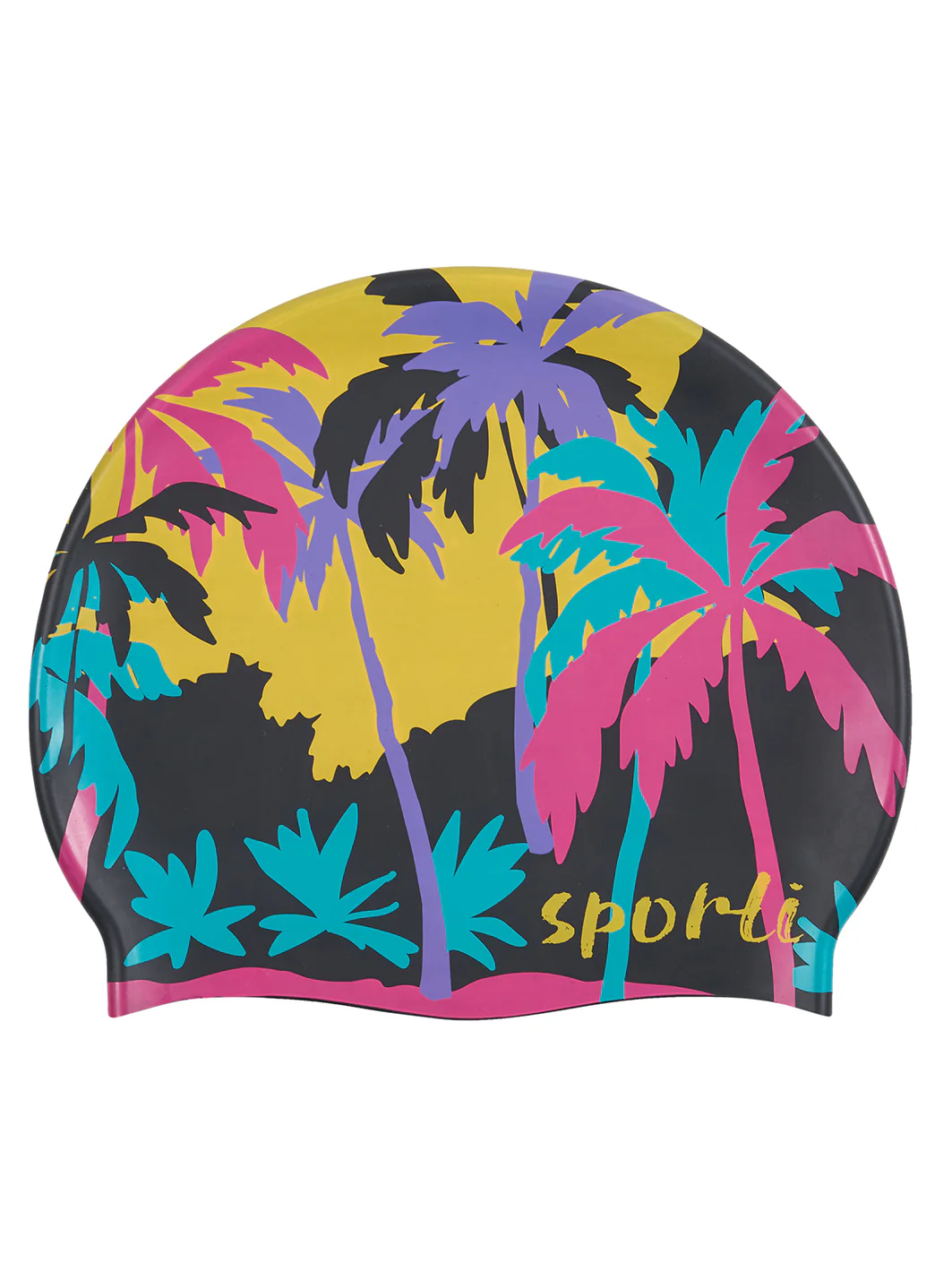 Sporti Tahitian Dream Silicone Swim Cap - Image 6