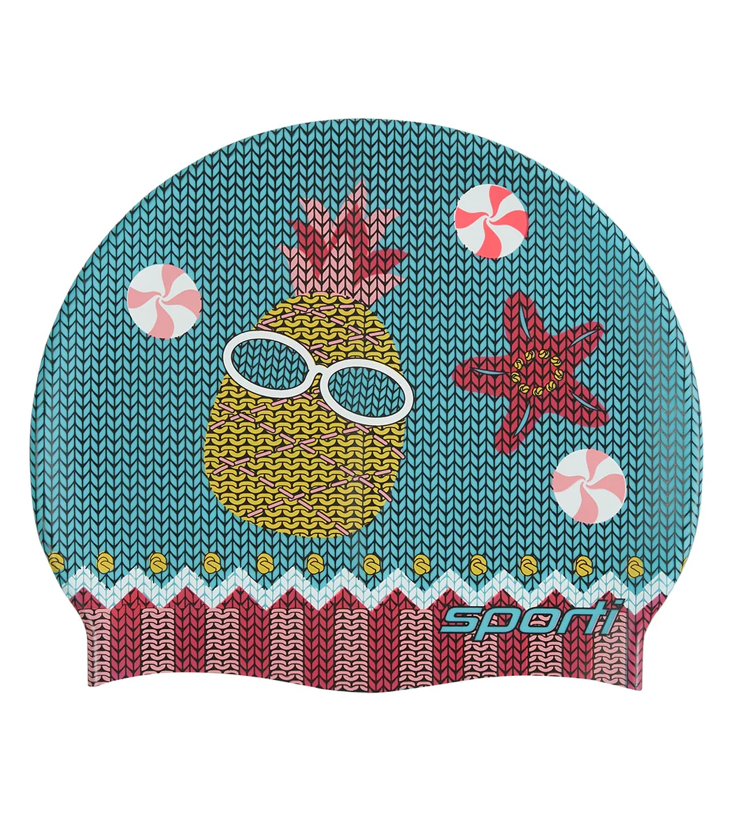Sporti Tropical Holiday Silicone Swim Cap - Image 18
