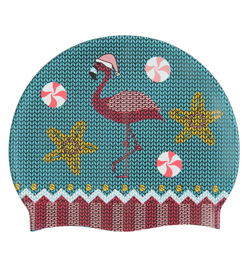 Sporti Tropical Holiday Silicone Swim Cap - Image 9
