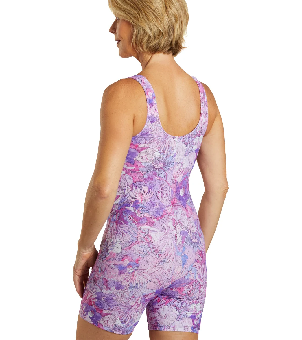 Sporti Unitard Jungle Floral One Piece Swimsuit - Image 12