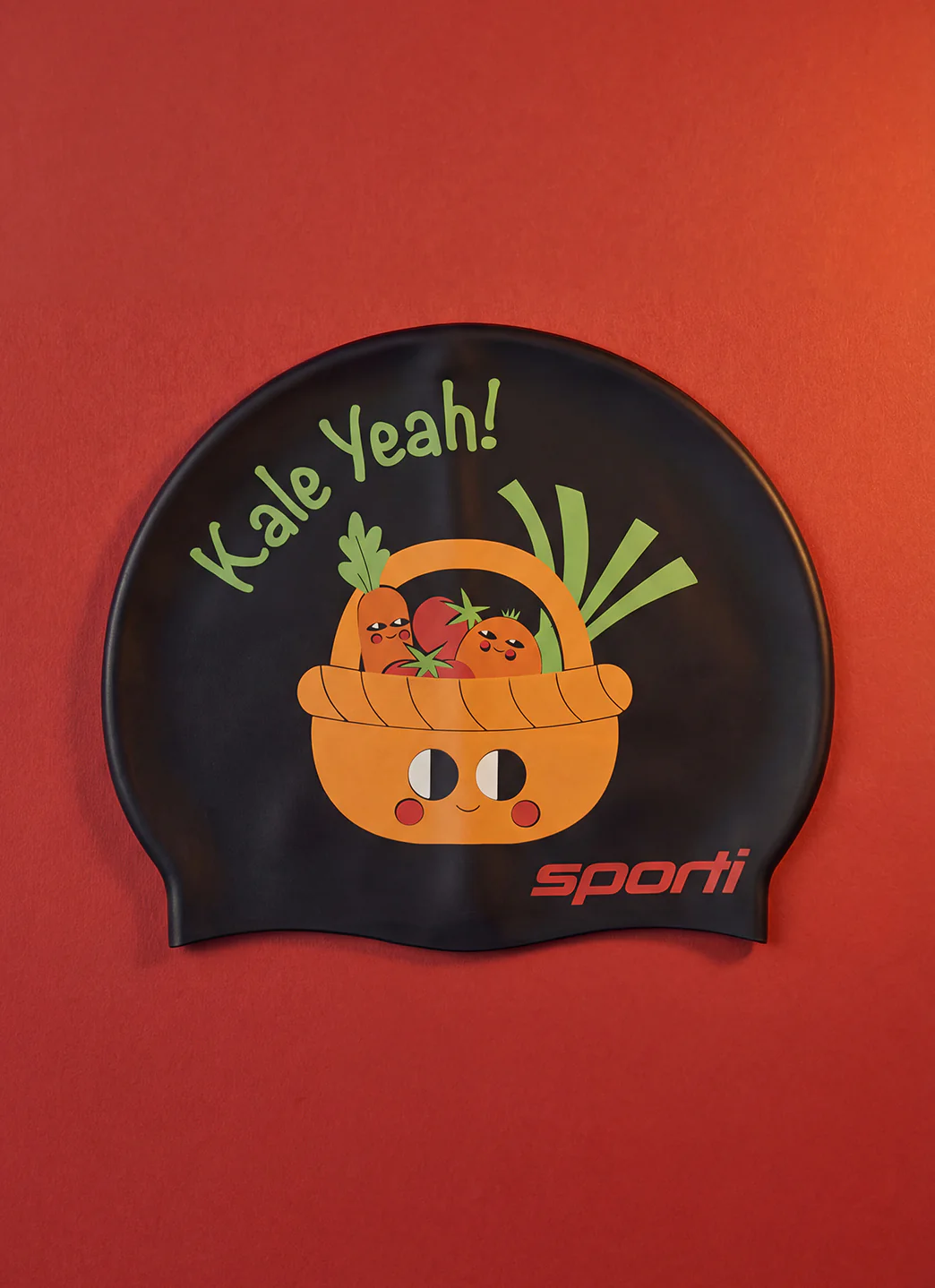 Sporti Veggies Silicone Swim Cap - Image 2