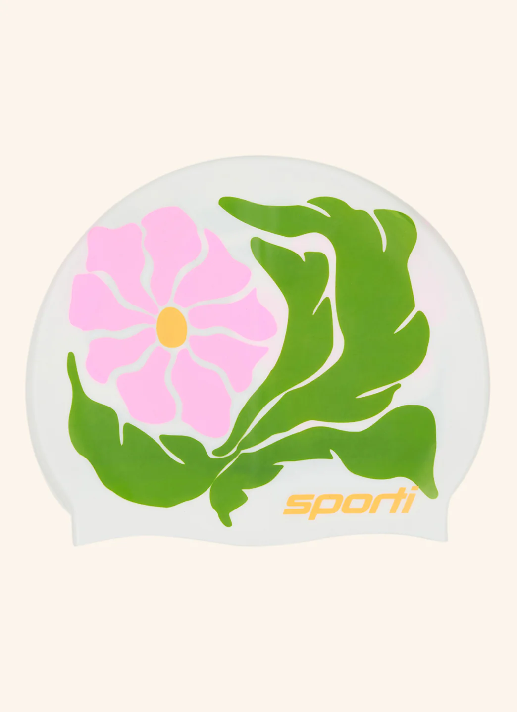 Sporti Vivid Flora Silicone Swim Cap - Image 6