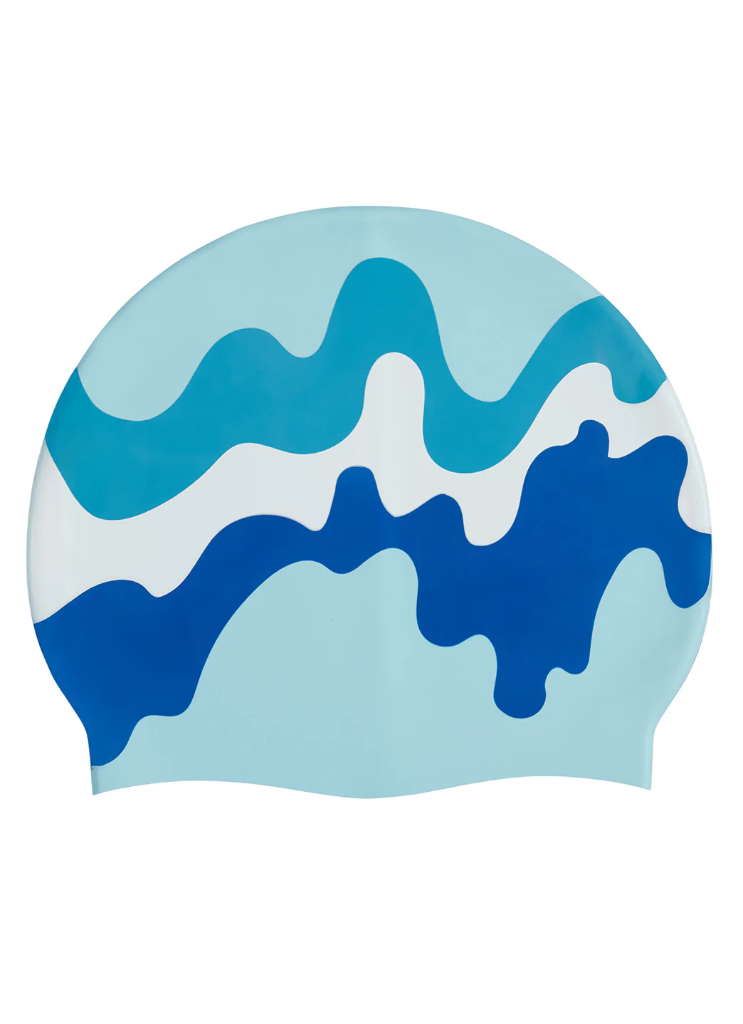 Sporti Wave Hello Silicone Swim Cap - Image 3