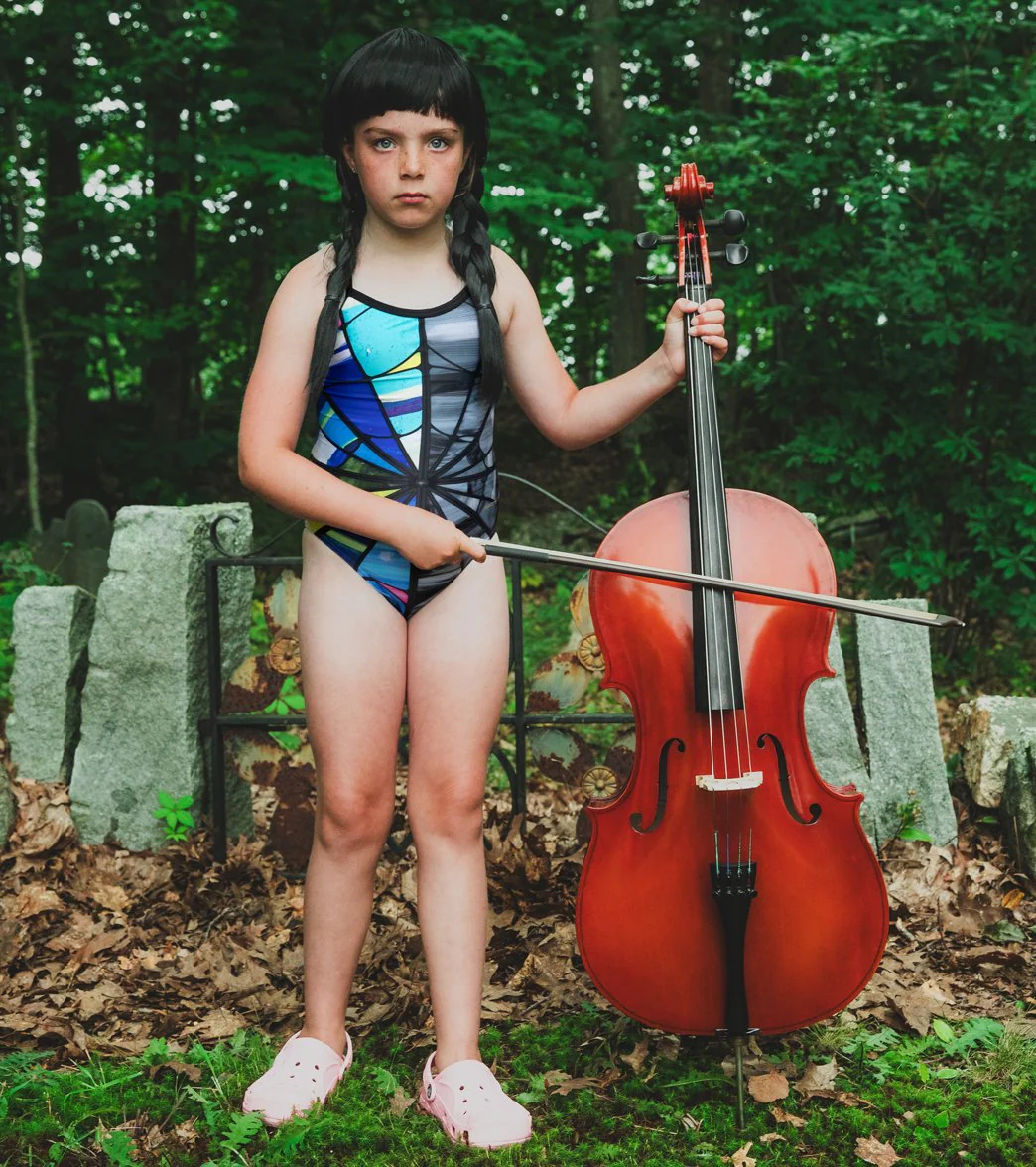Sporti Wednesday's Web Thin Strap One Piece Swimsuit Youth (22-28) - Image 12