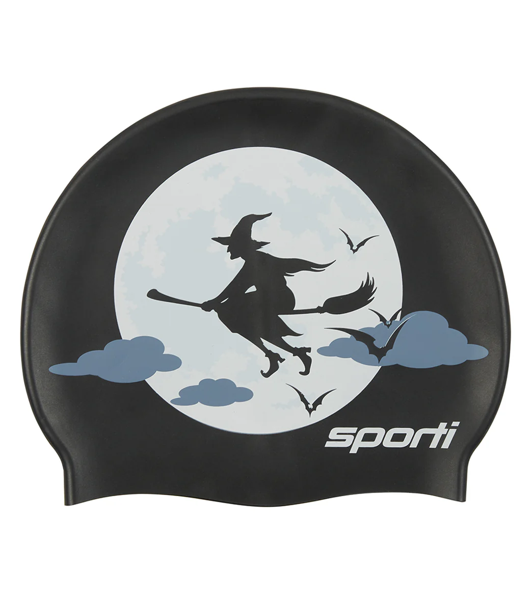 Sporti Witch Silicone Swim Cap - Image 2