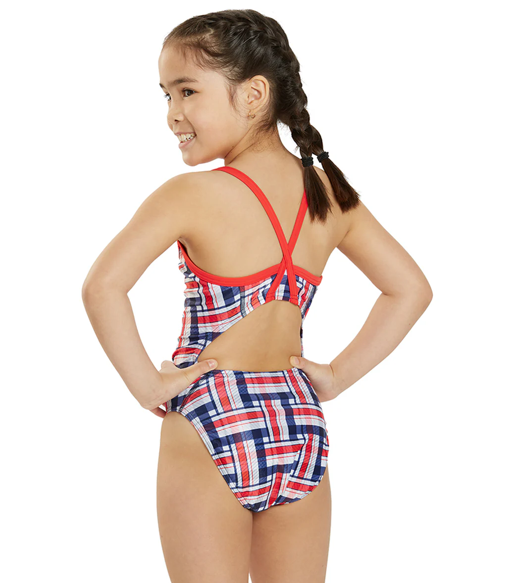 Sporti x Alex & Gretchen Walsh Boardwalk Breeze Thin Strap One Piece Swimsuit Youth (22-28) - Image 3