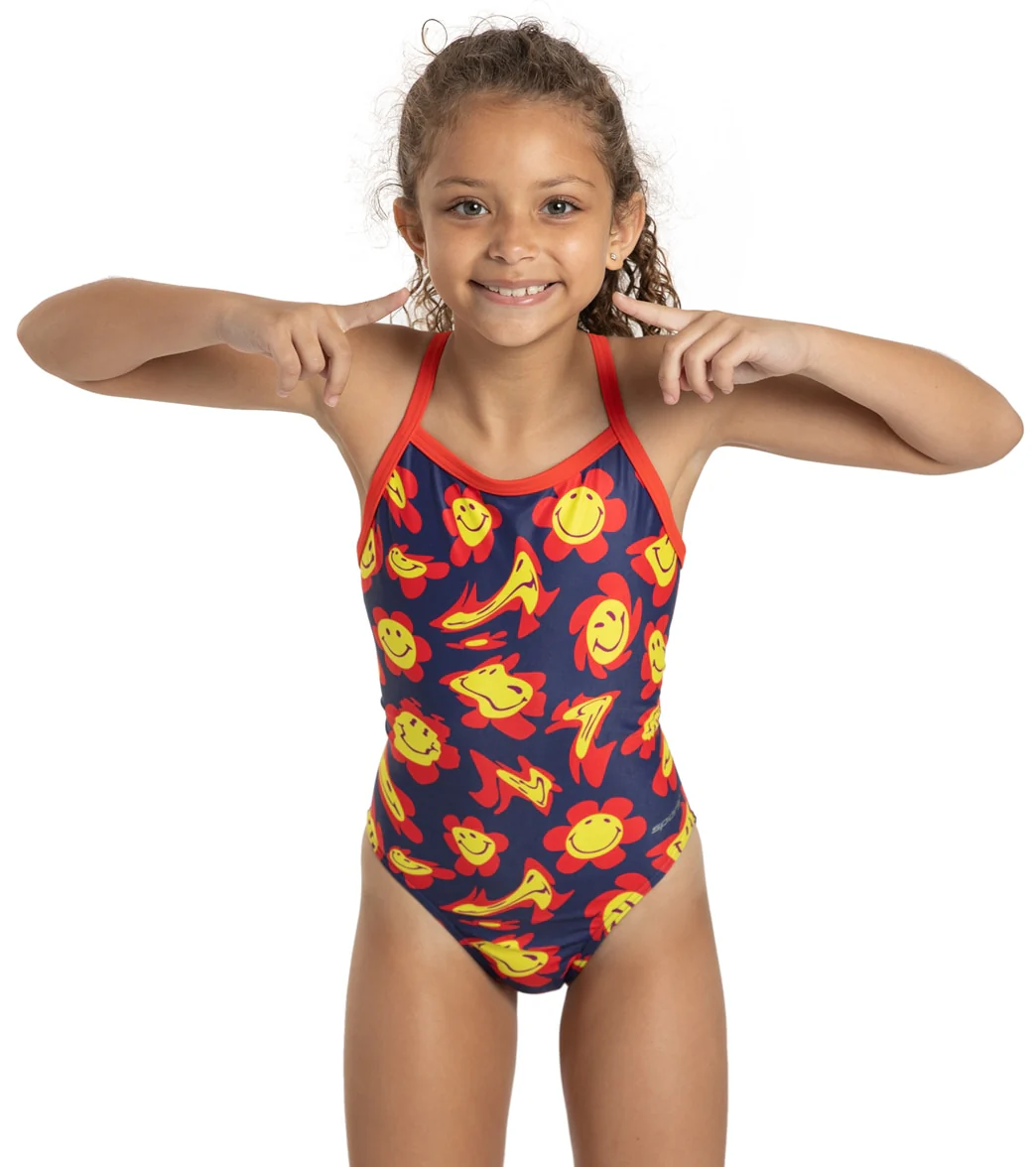 Sporti x Alex & Gretchen Walsh Groovy Thin Strap One Piece Swimsuit Youth (22-28) - Image 8