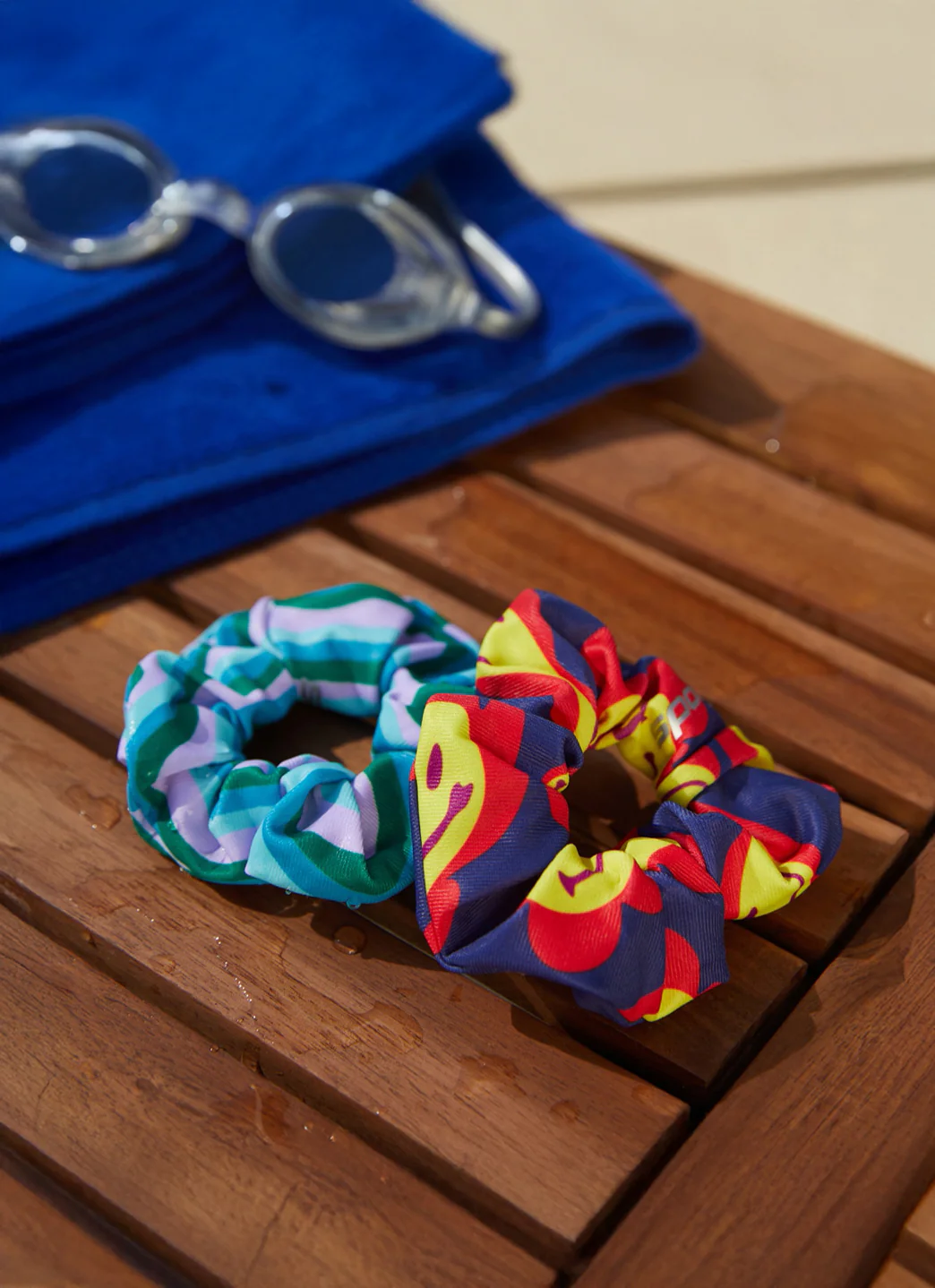 Sporti x Alex & Gretchen Walsh Groovy Whimsy Scrunchie Set of 2 - Image 4