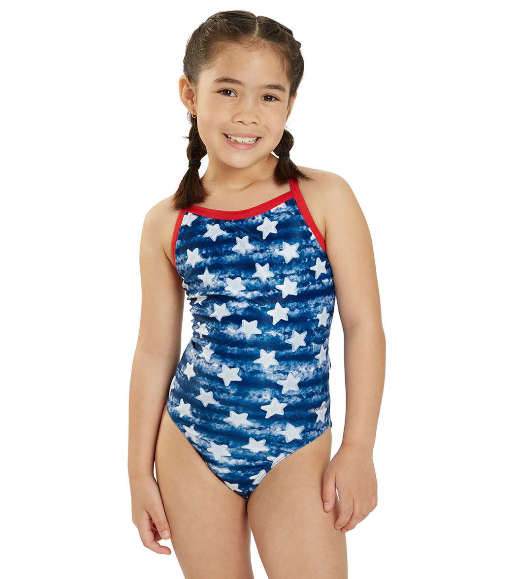 Sporti x Alex & Gretchen Walsh Pool Star Thin Strap One Piece Swimsuit Youth (22-28) - Image 7