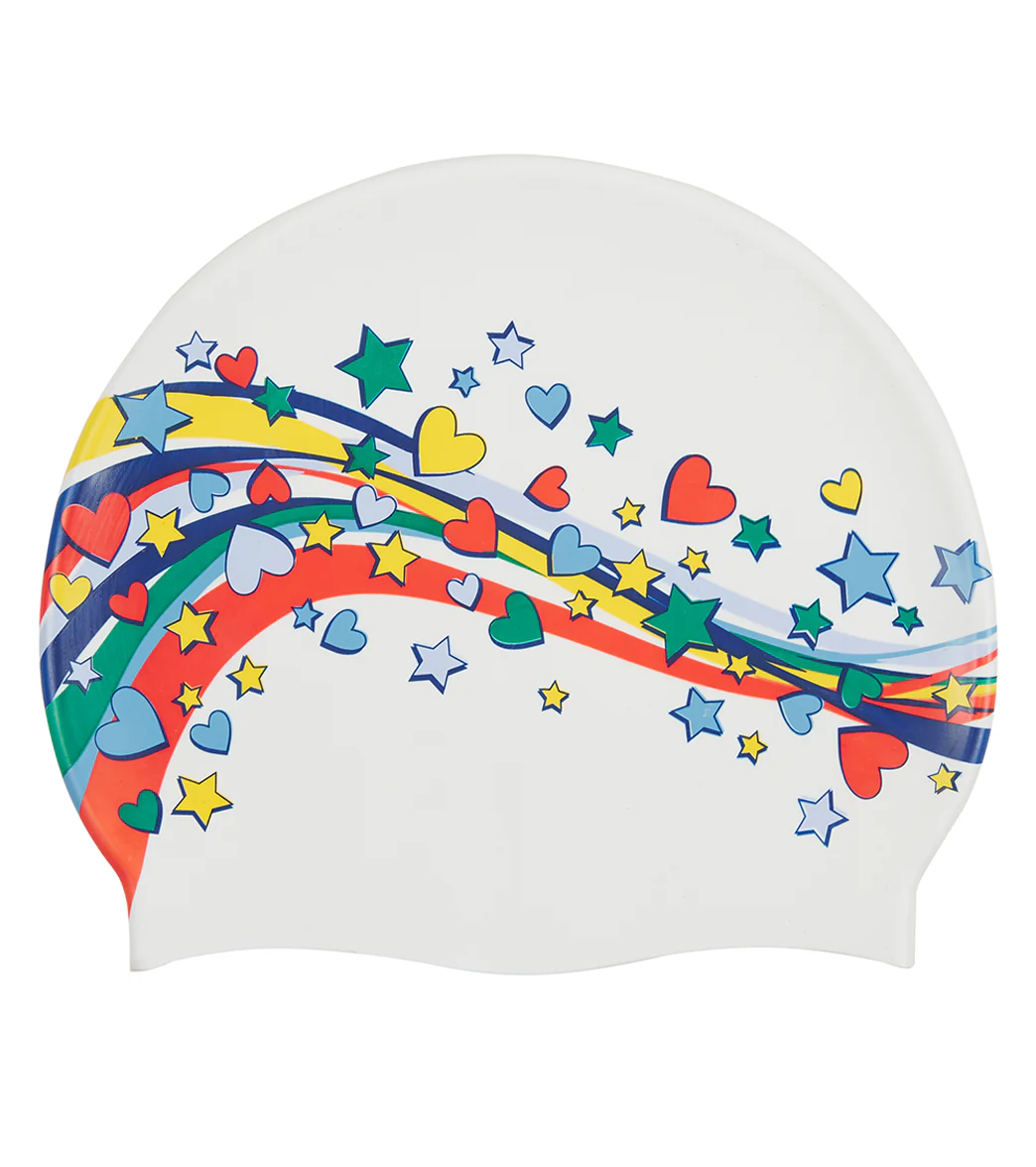 Sporti x Alex & Gretchen Walsh Waverider Silicone Swim Cap - Image 6