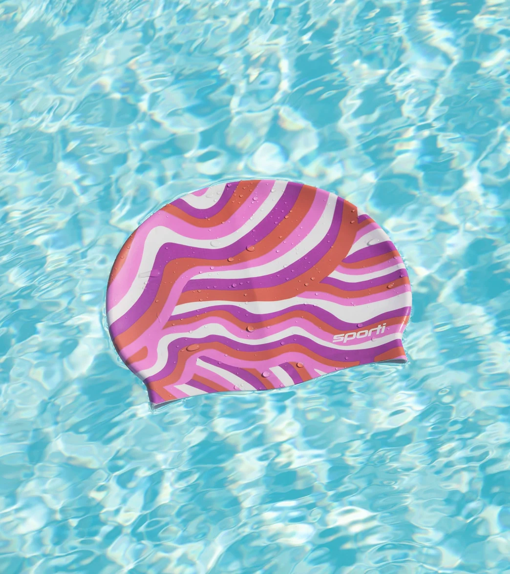 Sporti x Alex & Gretchen Walsh Whimsy Silicone Swim Cap