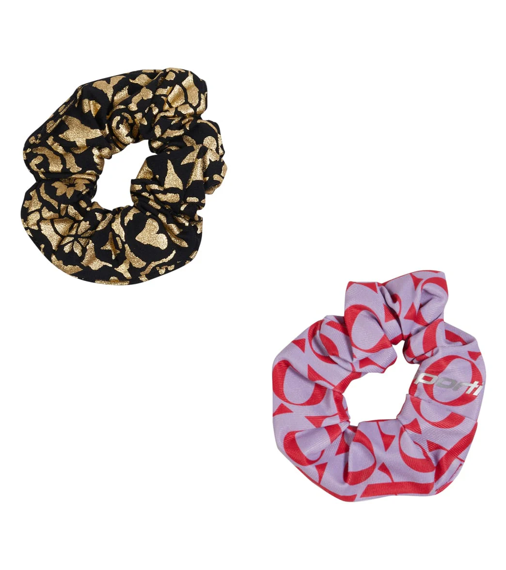 Sporti x Alex & Gretchen Walsh XOXO Dynasty Scrunchie Set of 2 - Image 2
