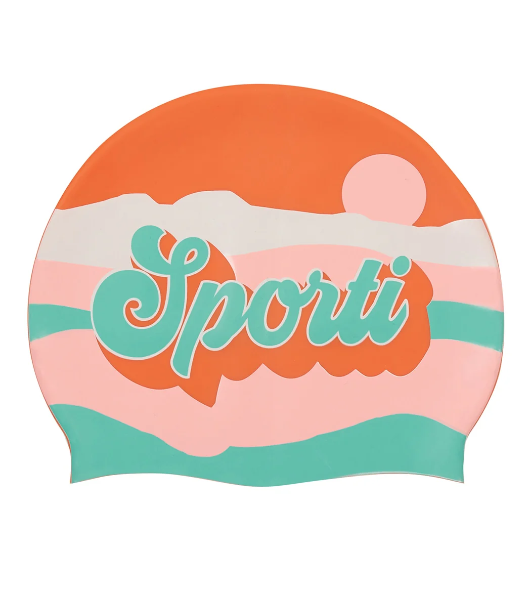 Sporti x Alex Walsh Good Vibe Silicone Swim Cap - Image 7