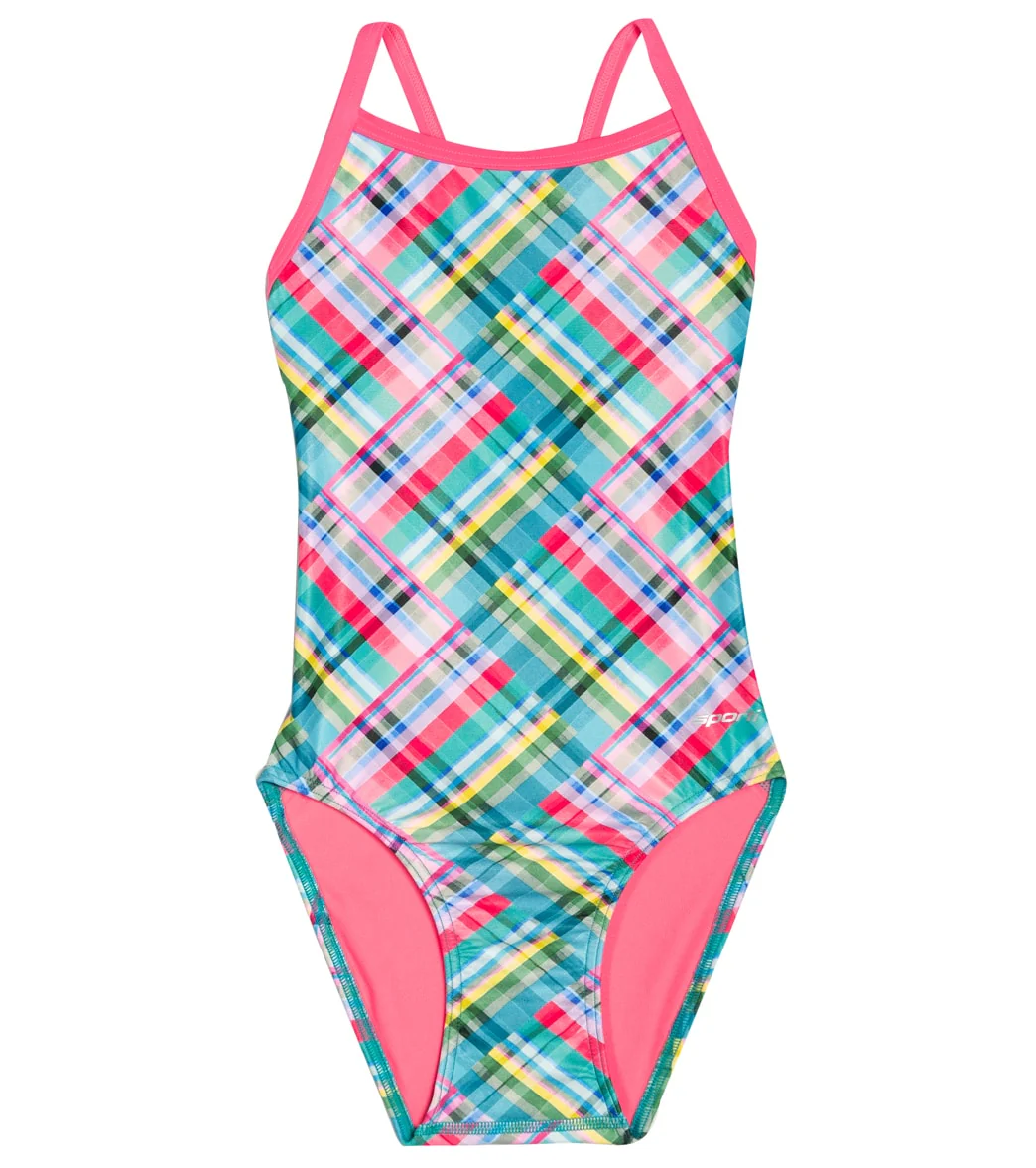 Sporti x Alex Walsh Madras Mania Thin Strap One Piece Swimsuit Youth (22-28) - Image 6