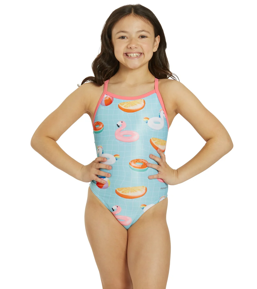 Sporti x Alex Walsh Pool Party Thin Strap One Piece Swimsuit Youth (22-28) - Image 7