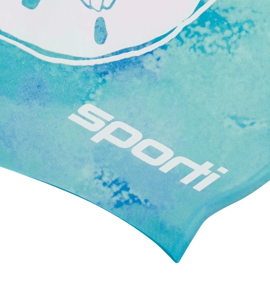 Sporti x Emma Weyant Sand Dollar Silicone Swim Cap - Image 4