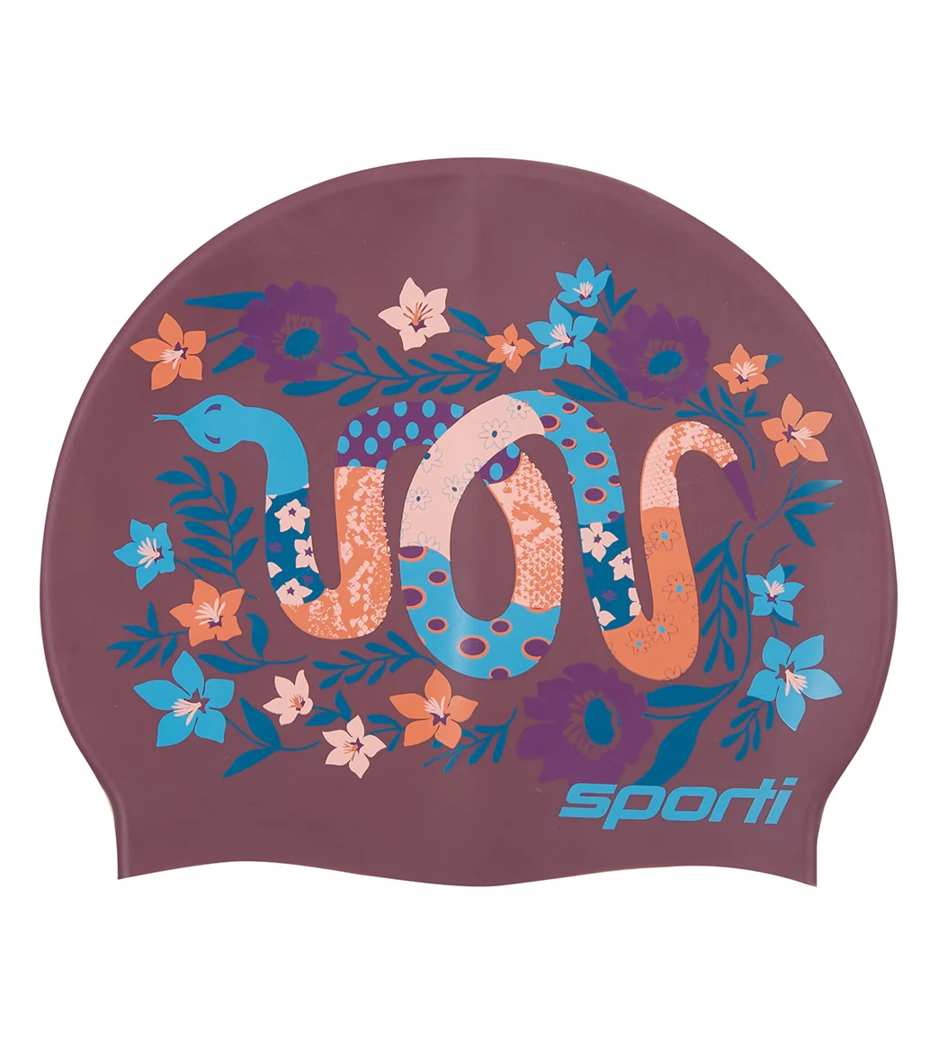 Sporti x Gretchen Walsh Desert Python Silicone Swim Cap - Image 10