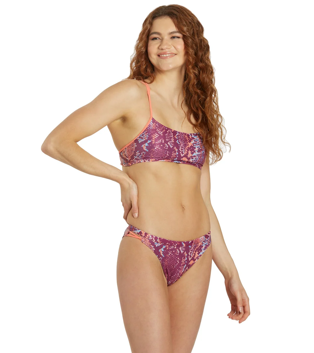 Sporti x Gretchen Walsh Desert Python Tracy Double Strap Bikini Bottom - Image 10