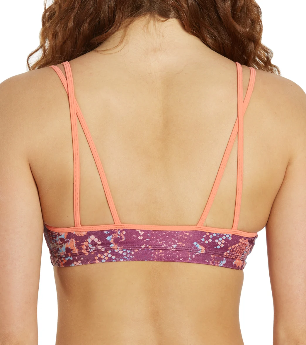 Sporti x Gretchen Walsh Desert Python Tracy Double Strap Bikini Top - Image 14