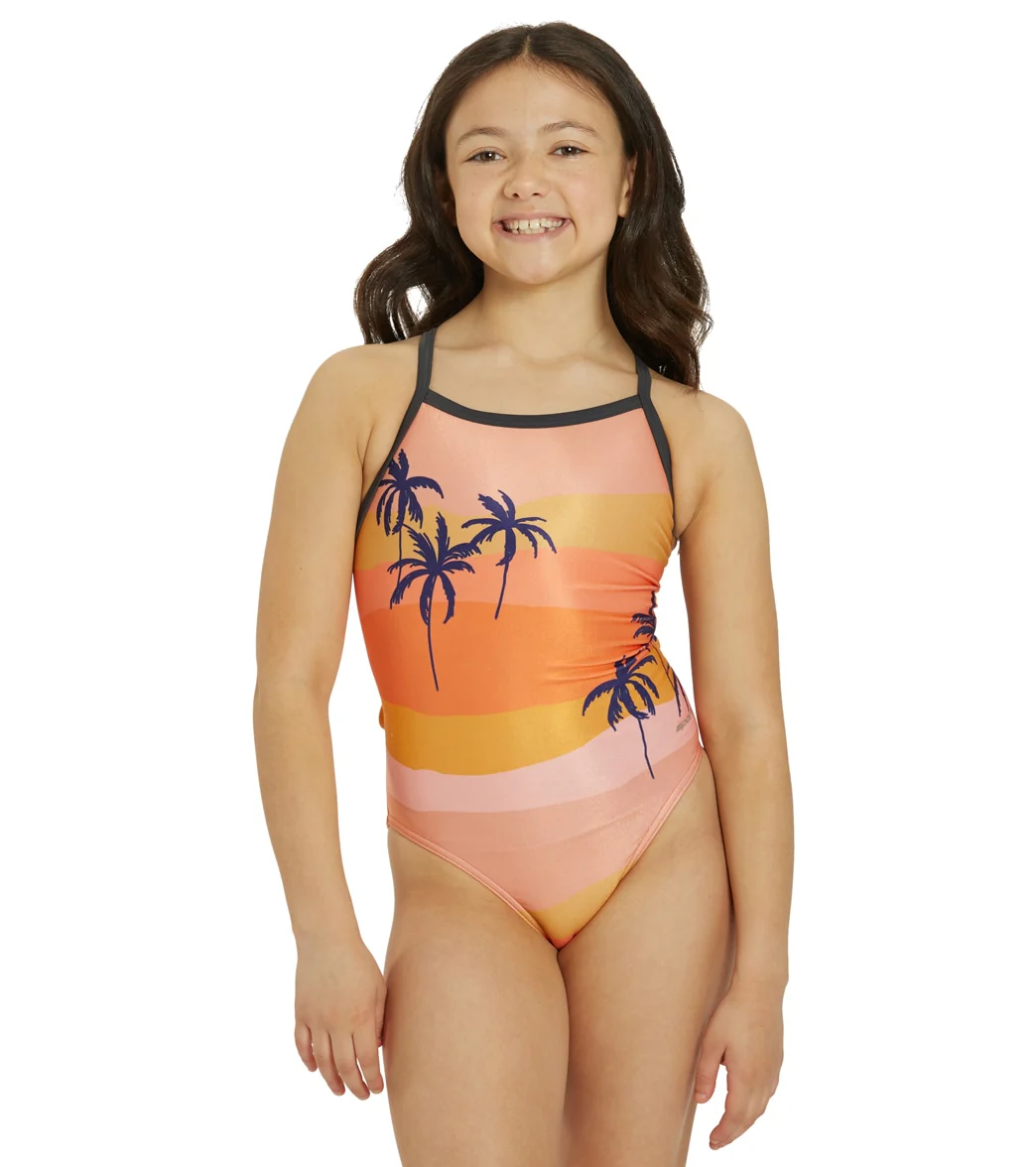 Sporti x Gretchen Walsh Mojave Mirage Thin Strap One Piece Swimsuit Youth (22-28) - Image 7