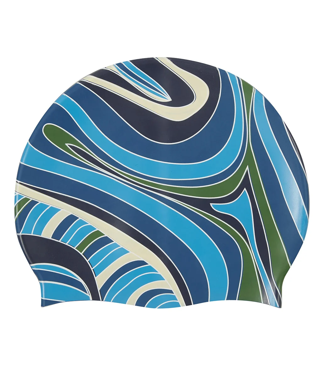 Sporti x Gretchen Walsh Oasis Silicone Swim Cap - Image 5