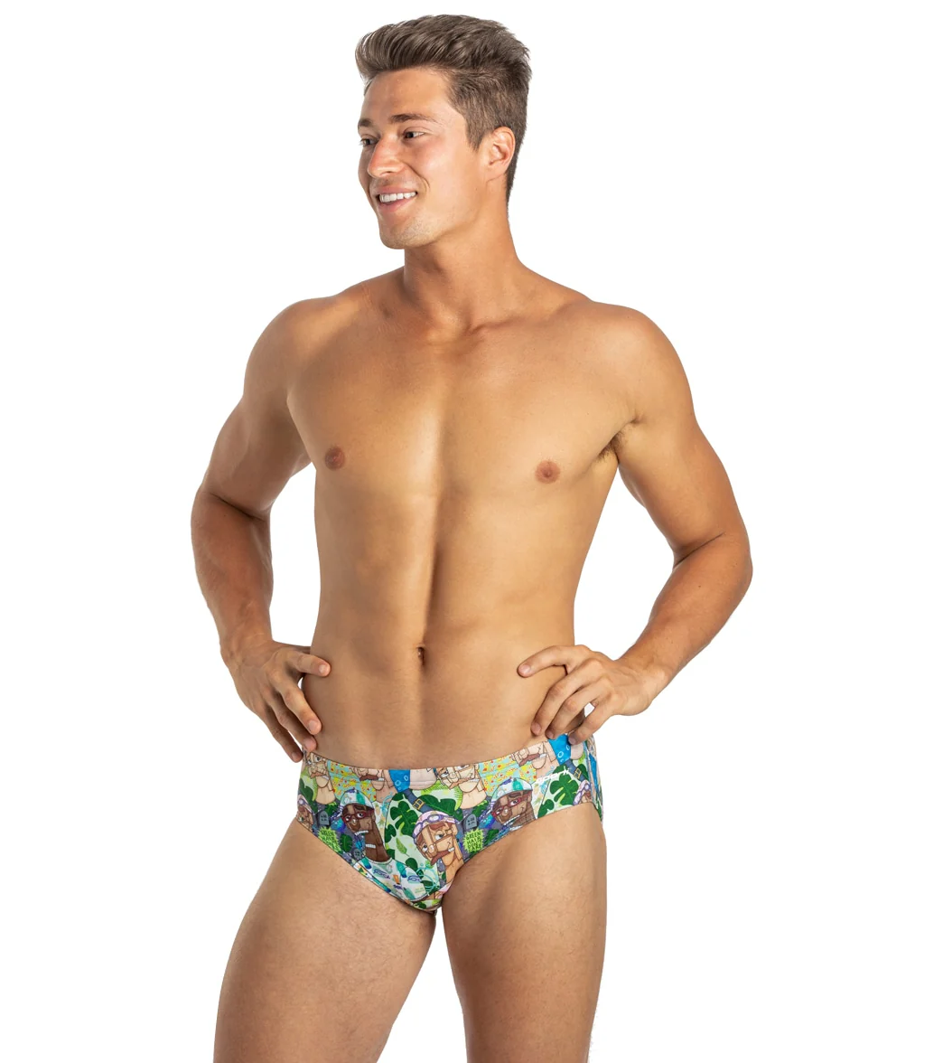 Sporti x Mat Chavez Limited Edition Chlorine Machines Brief Swimsuit - Image 6