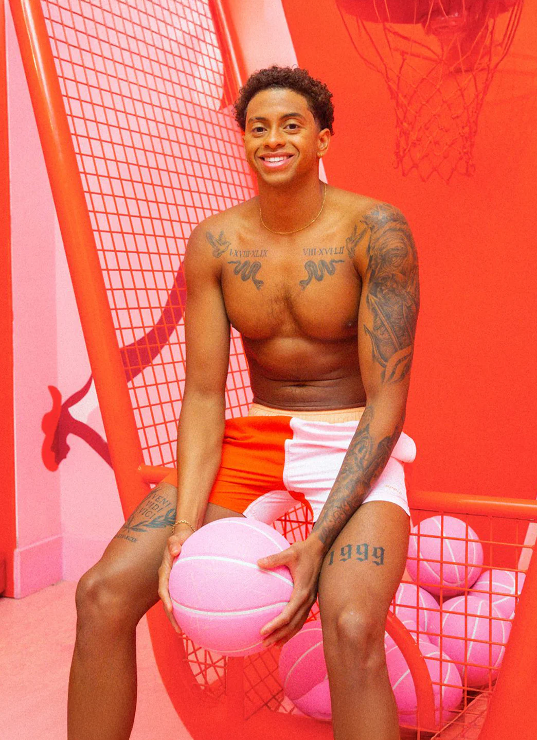 Sporti x Shaine Casas Cherry Lemonade 5'' Swim Trunk - Image 4