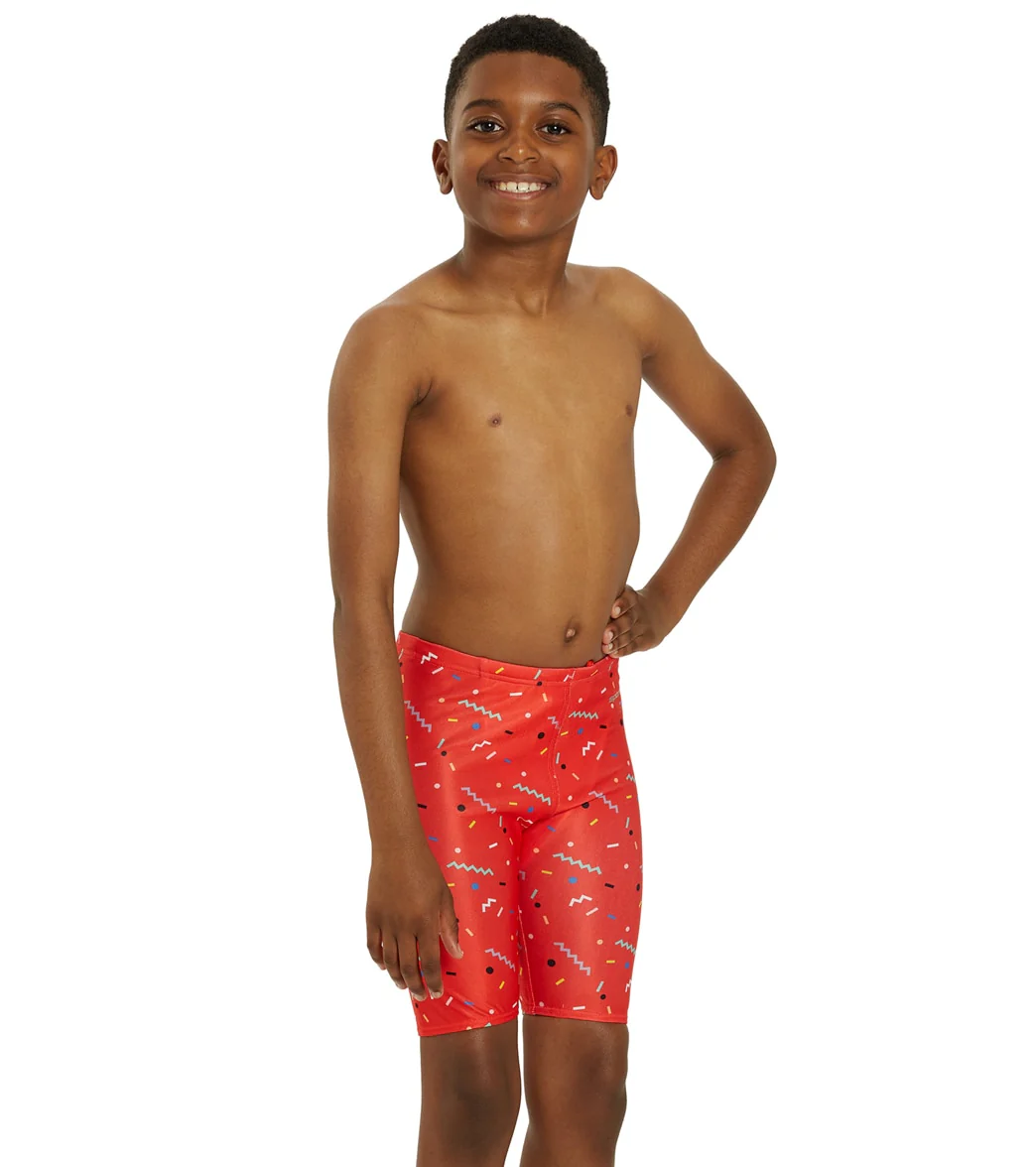 Sporti x Shaine Casas Confetti Jammer Swimsuit Youth (22-28) - Image 10