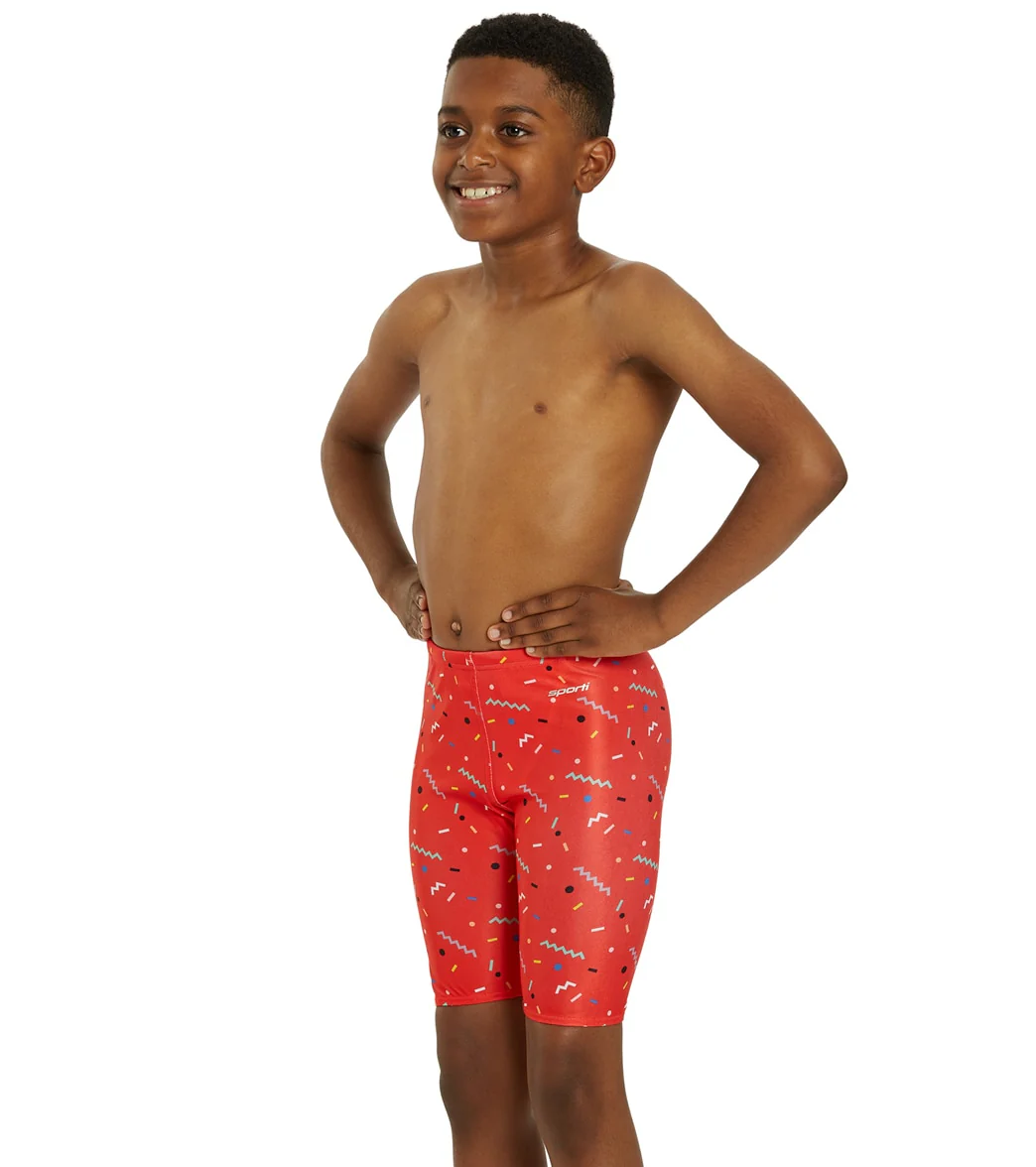 Sporti x Shaine Casas Confetti Jammer Swimsuit Youth (22-28) - Image 2