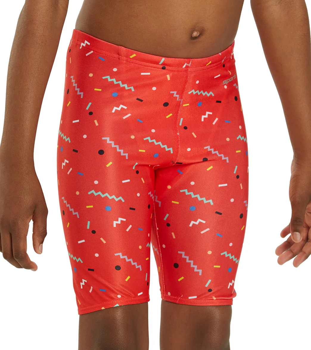 Sporti x Shaine Casas Confetti Jammer Swimsuit Youth (22-28) - Image 6