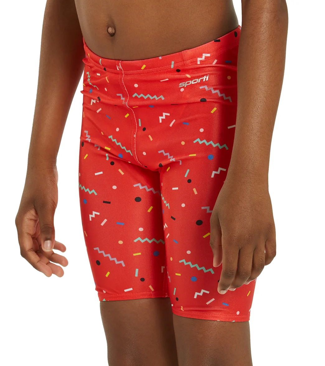 Sporti x Shaine Casas Confetti Jammer Swimsuit Youth (22-28) - Image 7
