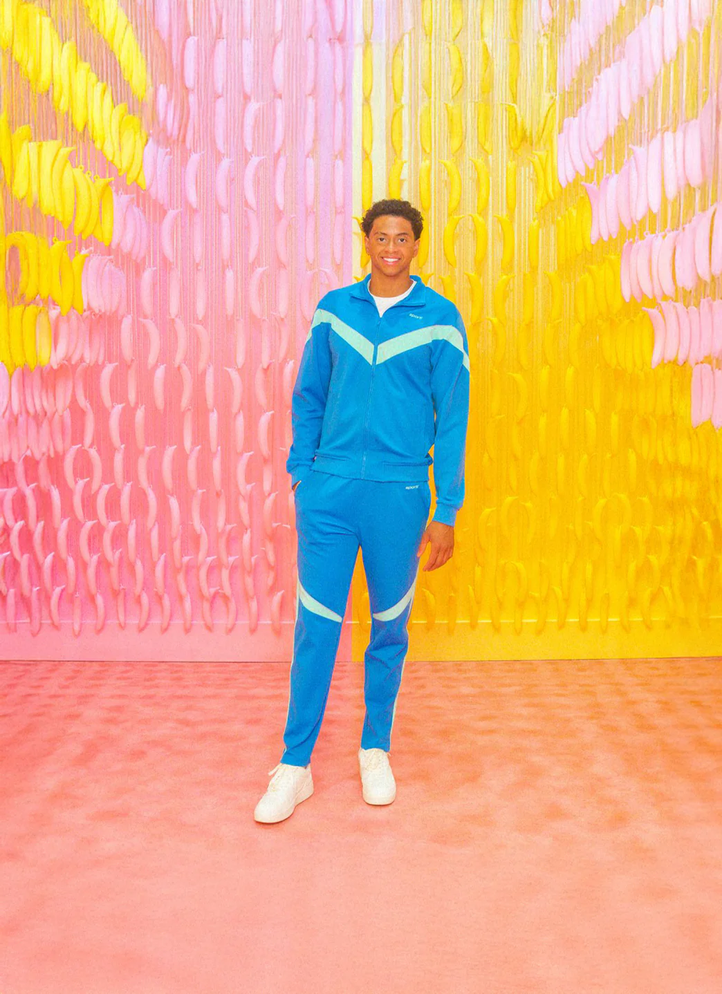 Sporti x Shaine Casas Electric Sapphire Team Tracksuit Bottom - Image 2