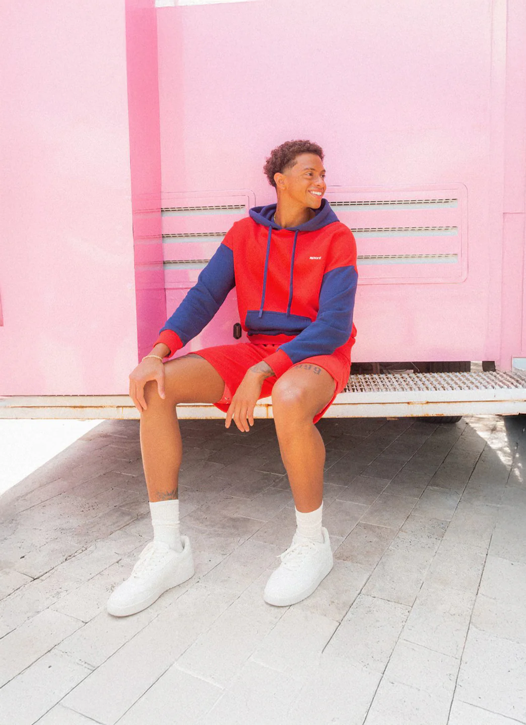 Sporti x Shaine Casas Unisex Cherry Blast Sweat Short - Image 4