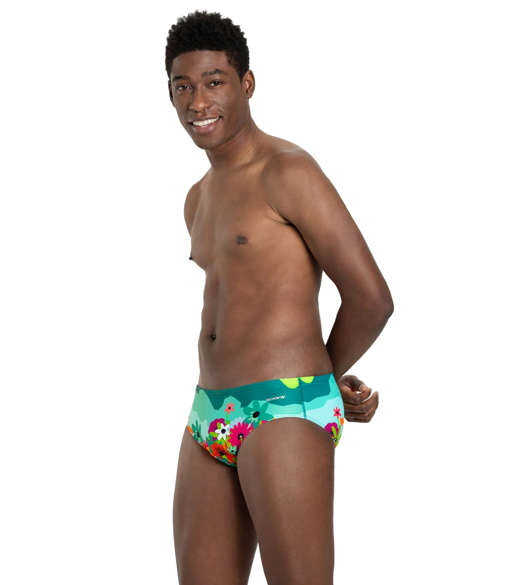 Sporti x She Is This Limited Edition Mountain Flower Brief Swimsuit - Image 5